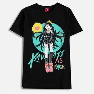 Bibisama Kawaii Graphic Print Shirt